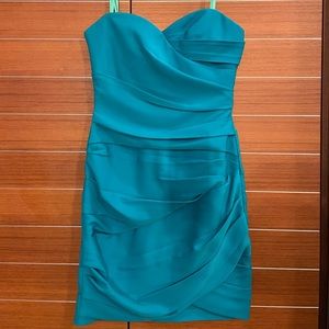BCBG strapless cocktail dress